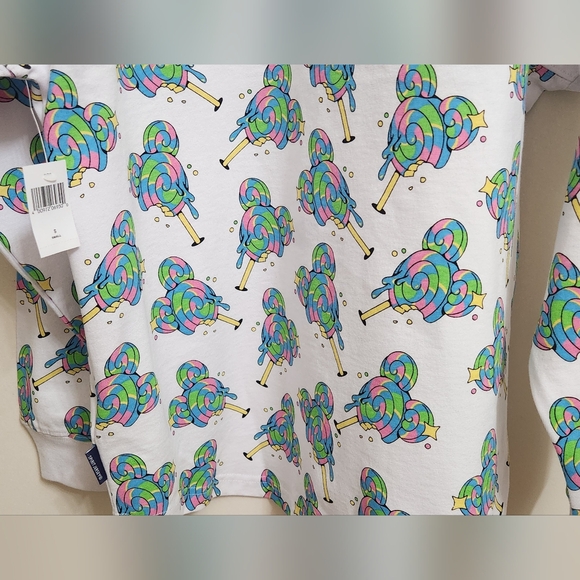 *NWT* Disneyland Eats Sz SMALL Treats Mickey Lollipop Lolipop Spirit Jersey NEW - Picture 8 of 11